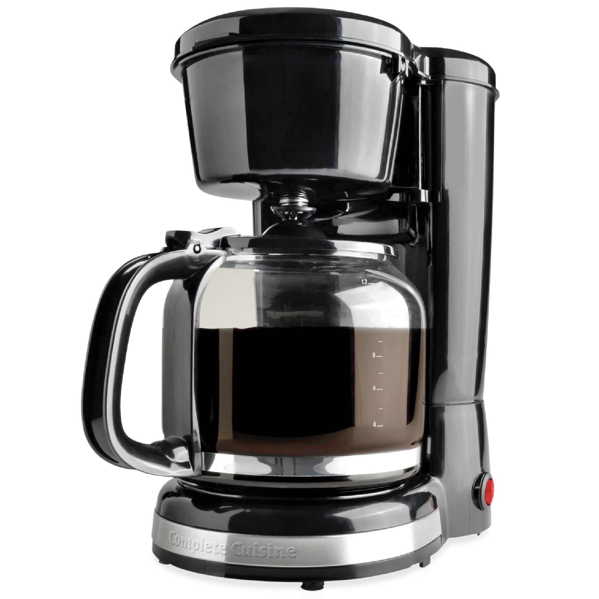 Coffee maker with permanent filter clearance