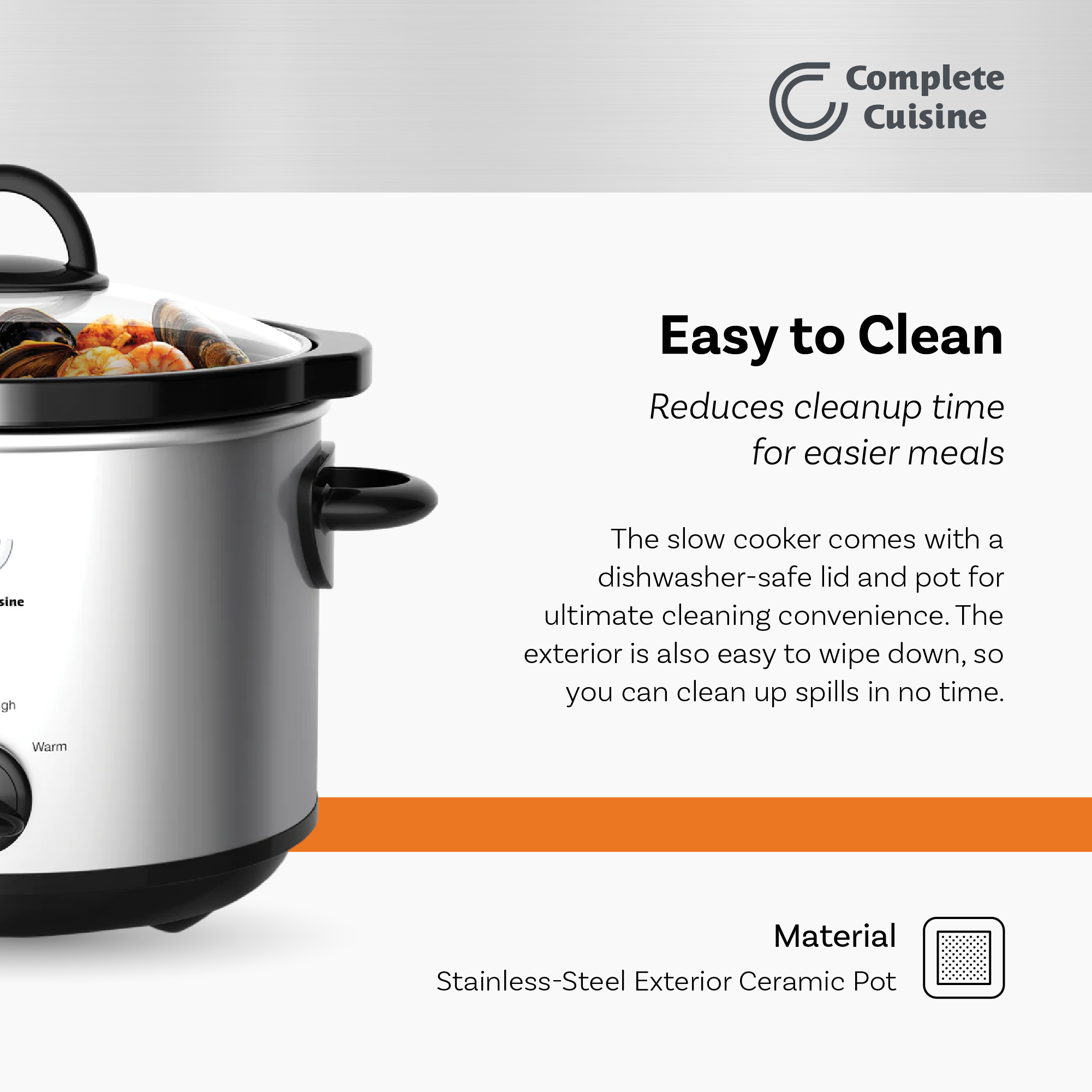 3 QT Slow Cooker