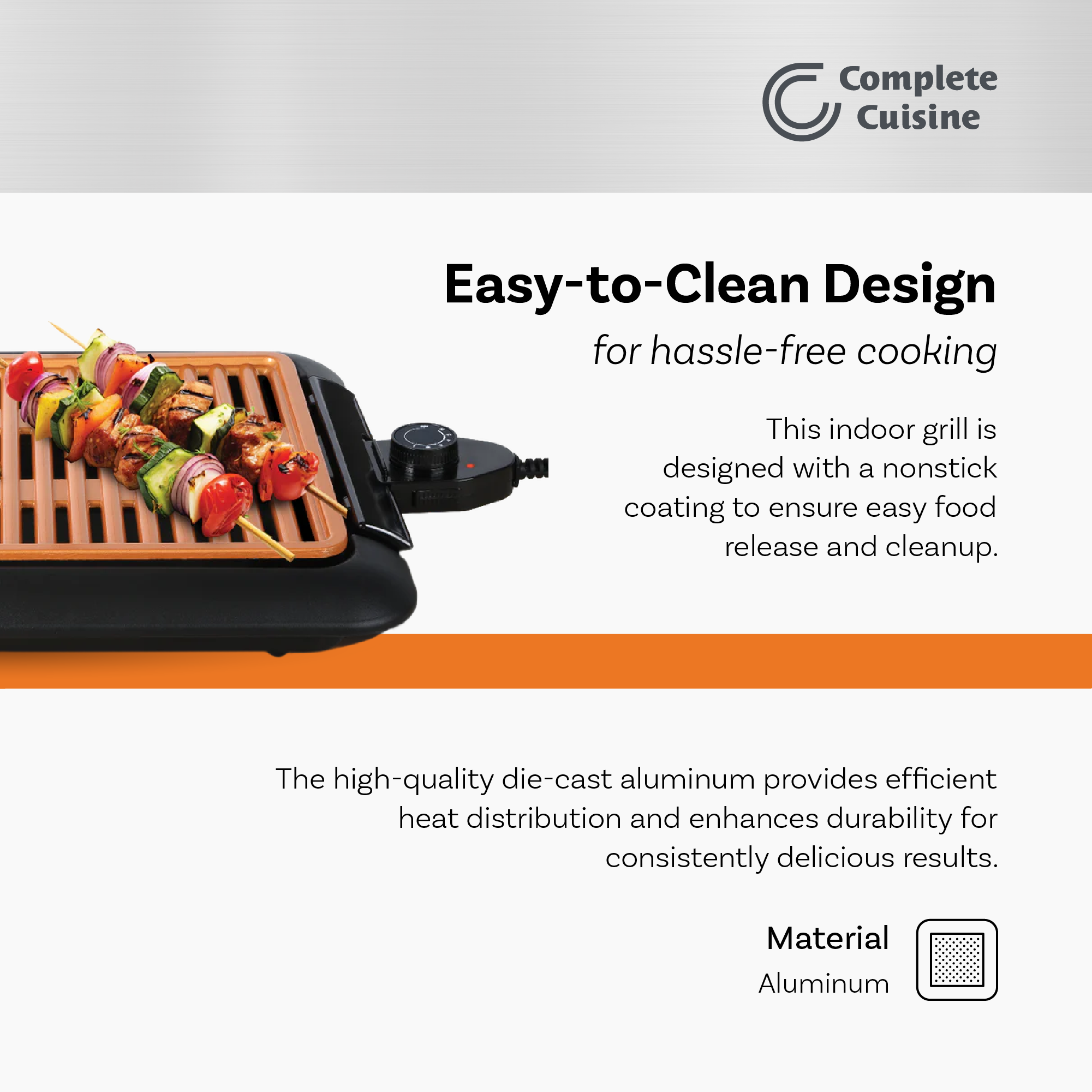 Electric Indoor Smokeless Copper Grill