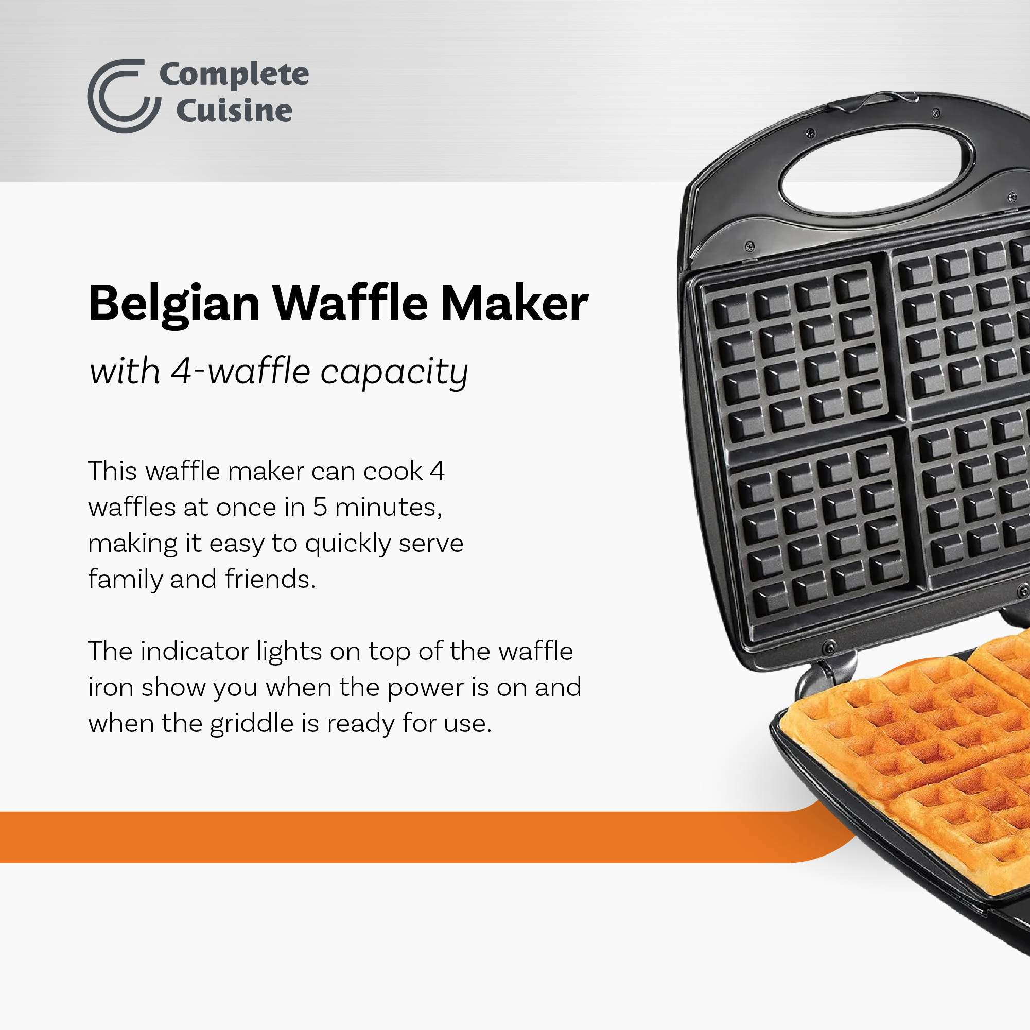 4-Slice Waffle Maker