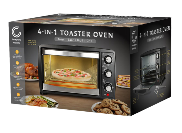 4-Slice Countertop Toaster Oven