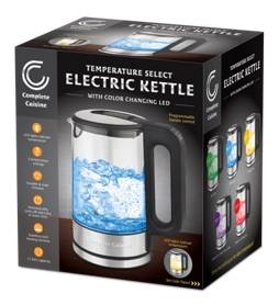 Cordless Electric Kettle w/ LED Temperature Control