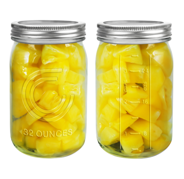 32-oz Mason Jars (Set of 4)