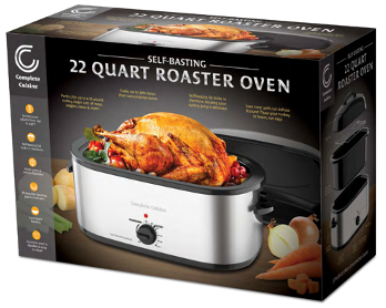 22 QT Roaster Oven w/ Self Basting Lid