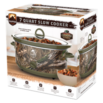 7 QT Mossy Oak Camo Slow Cooker