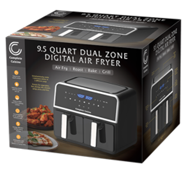 9.5 QT Dual Basket Digital Air Fryer