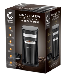 Single-Serve Coffee Maker w/ 16-oz Travel Mug